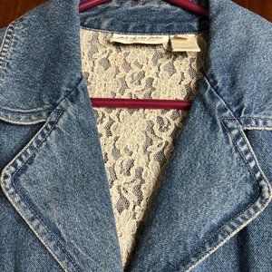 J Jill Out of the Blue Jean Jacket   Sz M